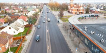 Marijampolėje baigiama tvarkyti dar viena intensyvaus eismo gatvės atkarpa