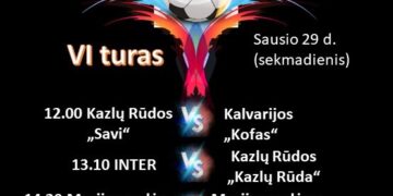 Marijampolės apskrities salės futbolo pirmenybės. VI turas