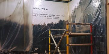 Marijampolės krašto ir Prezidento Kazio Griniaus muziejuje prasidėjo tvarkybos darbai