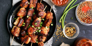 Žiemos pramoga – mėsos kepimas ant griliaus