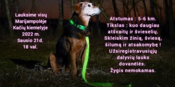 Pėsčiųjų žygis su šunimis