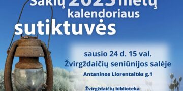Šakių 2023 m. kalendoriaus sutiktuvės