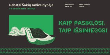 Šakių savivaldybės kandidatų į merus debatai