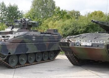 A Marder1A3 and the Puma. Source: Ralph Zwilling via Rheinmetall