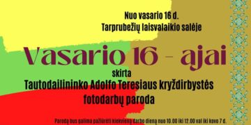 Adolfo Teresiaus kryždirbystės fotodarbų paroda