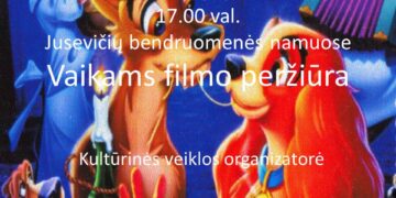 Filmas vaikams Jusevičiuose