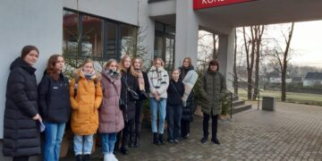 Gimnazistai aktyviai dalyvauja profesiniame veiklinime