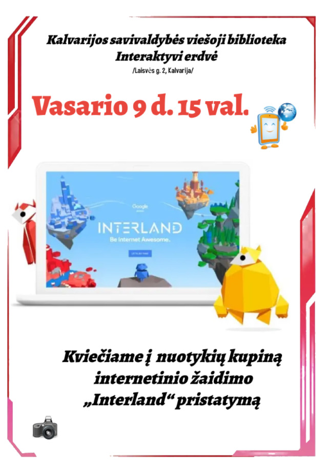 INTERLAND žaidimo pristatymas