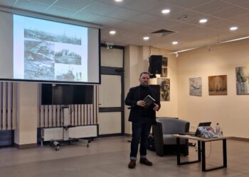 Kalvarijoje lankėsi žurnalistas, karybos tyrinėtojas, psichologas Giedrius Petkevičius