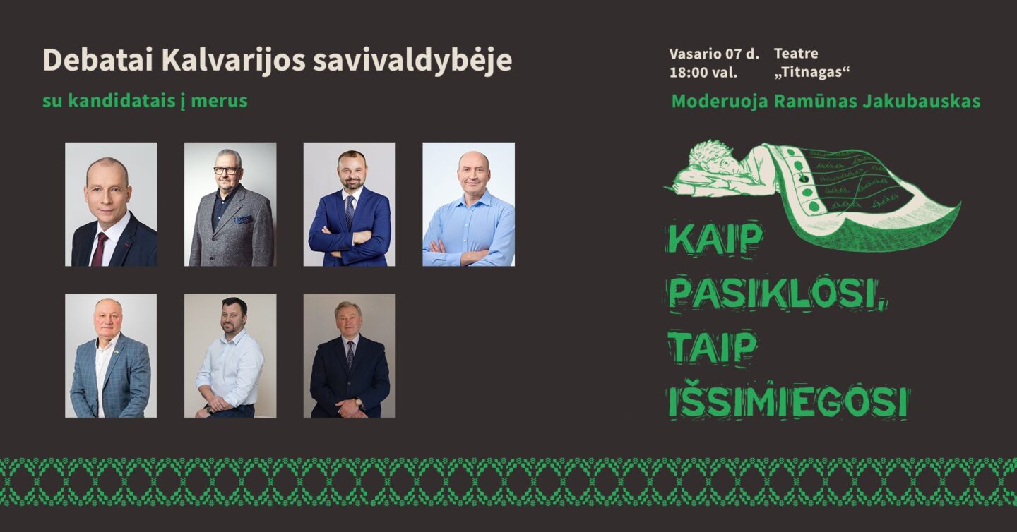 Kalvarijos savivaldybės kandidatų į merus debatai