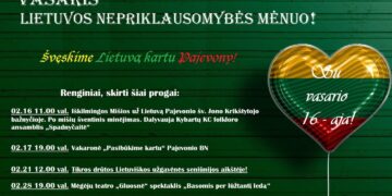 Lietuvos valstybės atkūrimo diena Pajevonyje