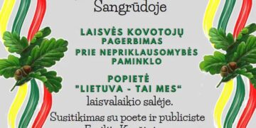 Lietuvos valstybės atkūrimo diena Sangrūdoje