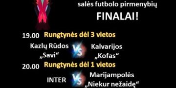Marijampolės apskrities salės futbolo pirmenybių finalai!