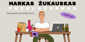 Marko Žukausko stand up pasirodymas