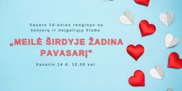 Meilė širdyje žadina pavasarį