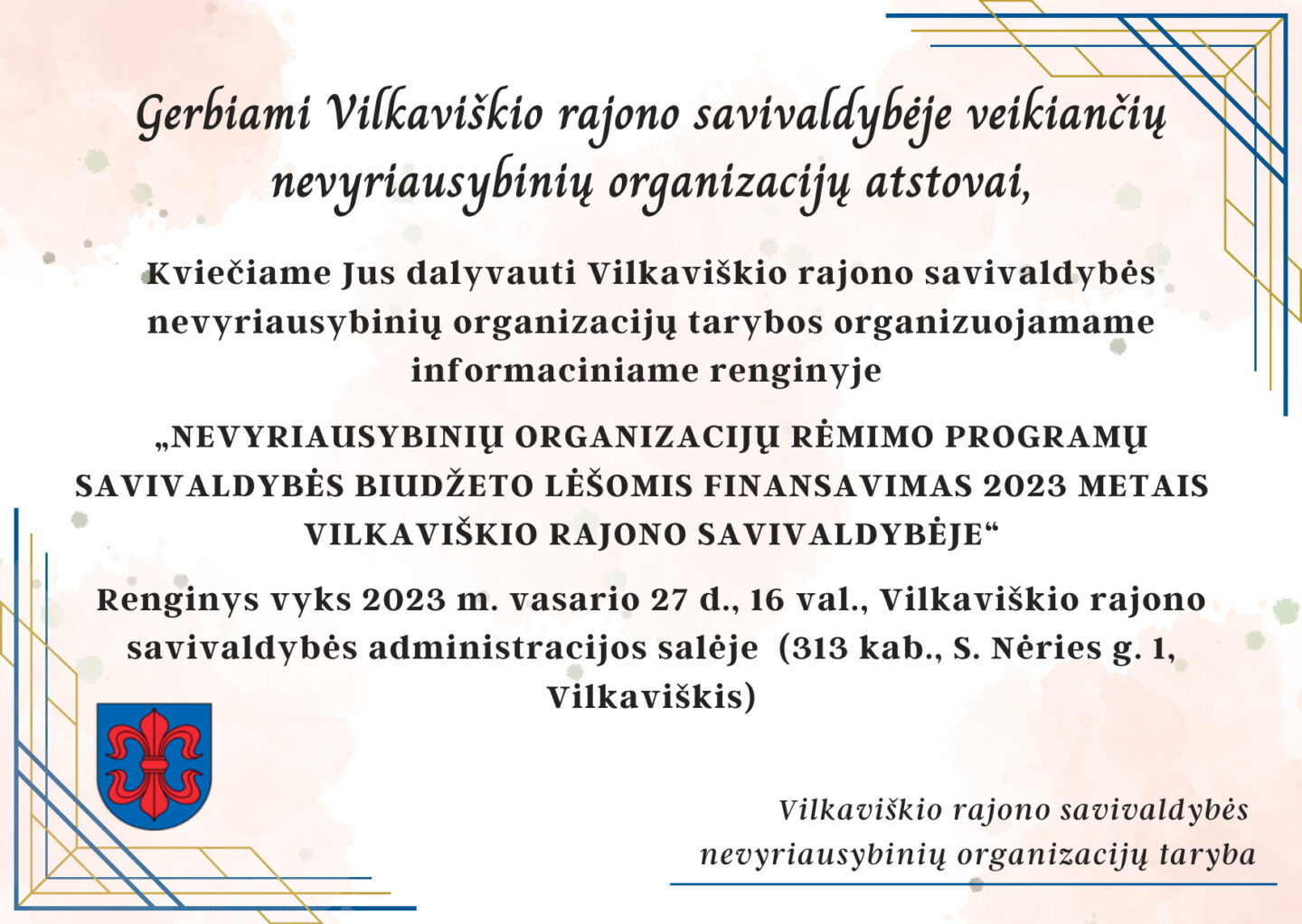 NVO organizacijų renginys