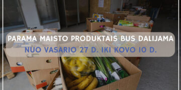 Parama maisto produktais Šakiuose