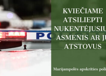Prašoma atsiliepti nukentėjusius asmenis