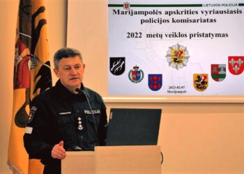 Pristatyta Marijampolės apskrities policijos ataskaita