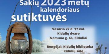 Šakių 2023 m. kalendoriaus sutiktuvės Kiduliuose
