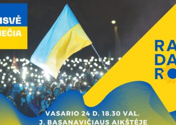 „Laisvė šviečia“: susirinkime, uždekime solidarumo žiburius ir palaikykime Ukrainą!