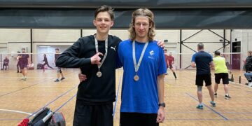 Sėkmingas sporto centro badmintonininkų pasirodymas Hummel badmintono lygos antrajame etape