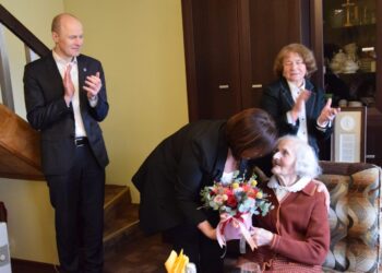 100–ojo jubiliejaus proga pasveikinta Veronika Brinevičienė