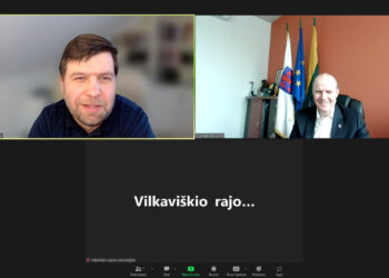 Vilkaviškio meras turėjo nuotolinį susitikimą su PKD pirmininku
