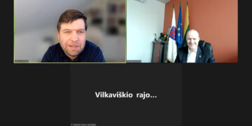 Vilkaviškio meras turėjo nuotolinį susitikimą su PKD pirmininku