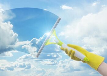 Langų valymas be didelių pastangų