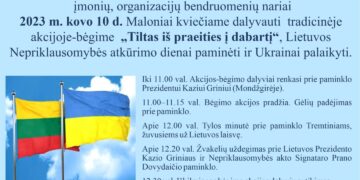 Akcija - bėgimas „Tiltas iš praeities į dabartį“