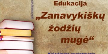 Edukacija „Zanavykiškų žodžių mugė“