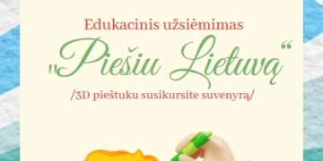Edukacinis užsiėmimas 3D pieštuku