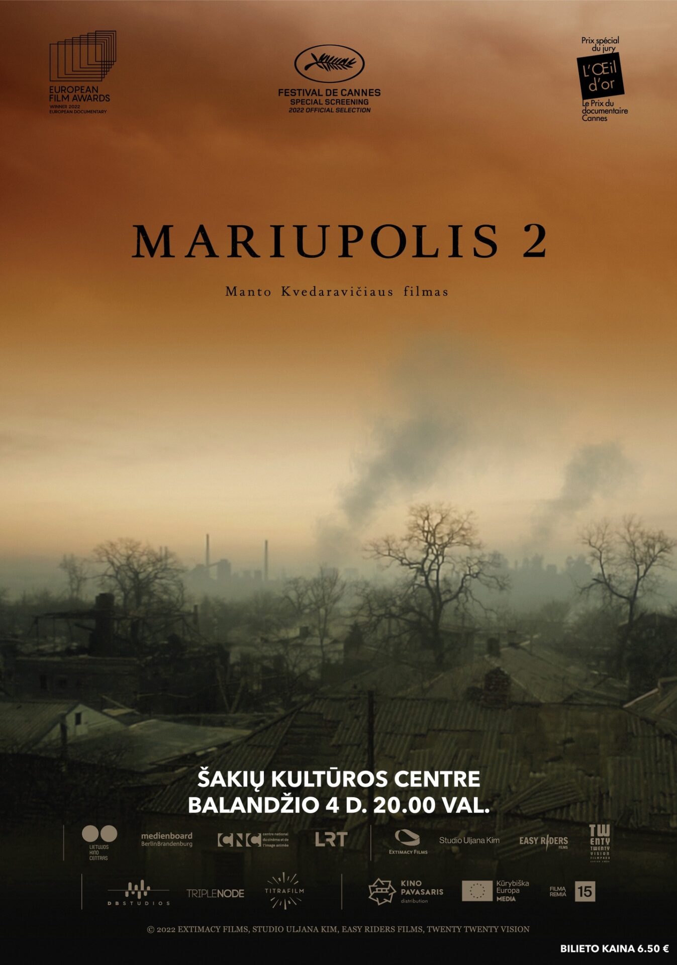 Filmas „Mariupolis 2“ Šakiuose