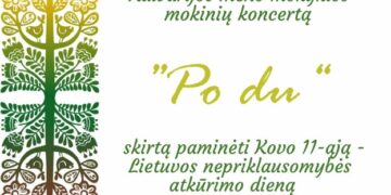 Kalvarijos meno mokyklos mokinių koncertas „Po du“