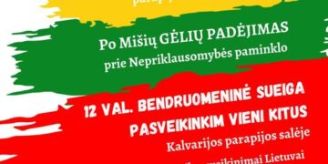 Kovo 11-osios minėjimas Kalvarijoje