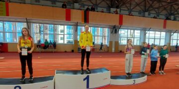 Lietuvos vaikų uždarų patalpų lengvosios atletikos čempionate - marijampoliečių medaliai