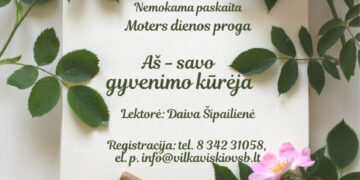 Nemokama paskaita Moters dienos proga