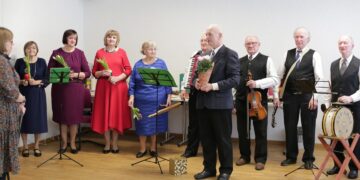 Petro Kriaučiūno bibliotekoje sveikintos moterys