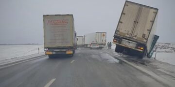 Slidi Via Baltica – griovyje atsidūrė ne vienas