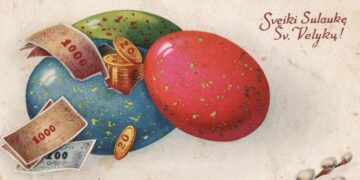 Senasis Velykinis sveikinimas, tarpukaris