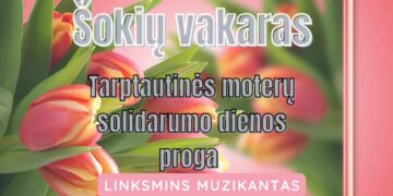 Šokių vakaras Jusevičiuose