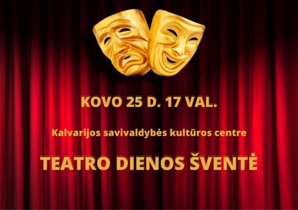Teatro dienos šventė Kalvarijoje