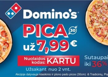 Akcijos ir nuolaidos picų pristatymui Vilniuje