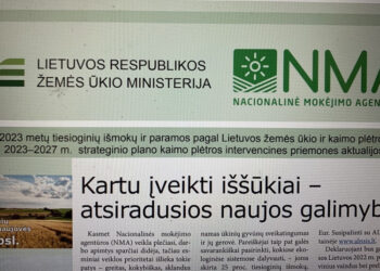 Pasėlių deklaravimui skirtas specialus laikraštis