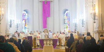 Aliejų šventinimo MIšios Vilkaviškio katedroje