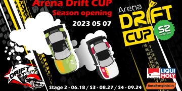 Arena Drift CUP 1 etapas – sezono atidarymas