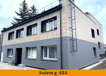 Aušros gatvėje baigtas renovuoti daugiabutis
