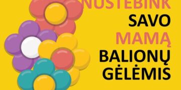 Edukacija vaikams „Nustebink savo mamą balionų gėlėmis“