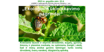 Ekologinio ūkininkavimo mokymai Kalvarijoje